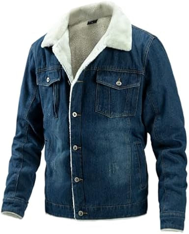 Denim Premium  Full Sherpa Jacket