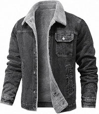 Denim Premium  Full Sherpa Jacket