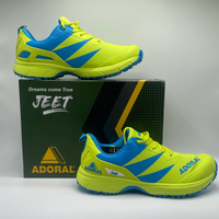 ADORAL JEET GREEN BLUE CRICKET SHOES